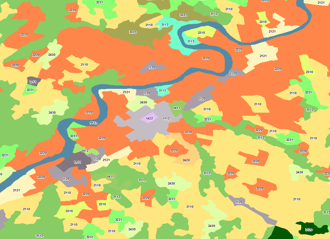 analisi della copertura e uso del suolo e variazioni nel tempo - Agricoltura.png